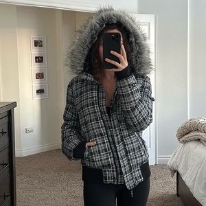 Core Ski Jacket with Faux Fur Lined Removable Hood